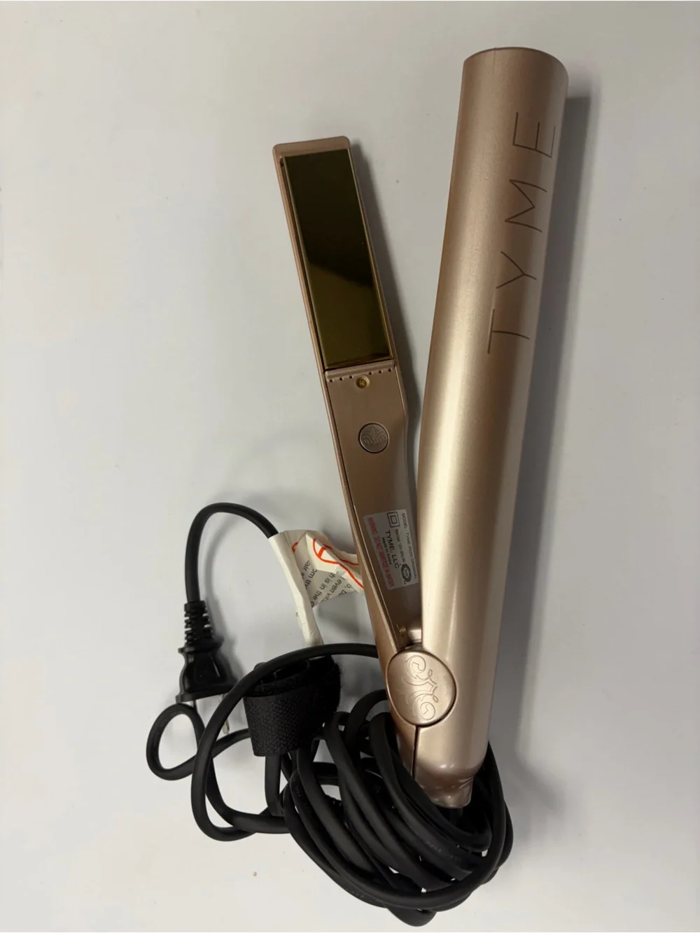 TYME Iron Original 2-in-1 Curler & Straightener – Rose Gold